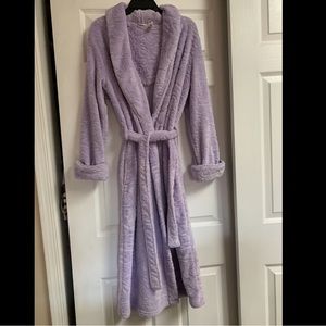 Adonna Purple Cozy Bath Robe Size: Small
